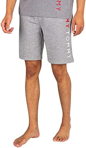Кратки панталони на Томи Хилфигер со џебови и памук за влечење Бермуда Спорт напис UM0UM02155 ПРЕГЛЕД