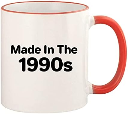 Подароците на Ник Нок направени во 90 -тите - 11oz обоена рачка и кригла со кафе, црвено