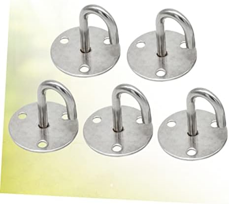 Jardwe 6pcs метална облека за закачалка за закачалка за закачалка за закачалки за клучеви за закачување на кука од не'рѓосувачки челик,