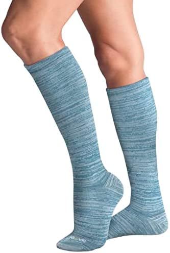 Javie 80% мерино волна ултра мека 15-20 mmhg дипломирани чорапи за компресија за жени и мажи
