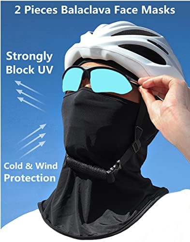Балаклава ски -маска за лице со цел целосна глава маска за ветерници за сонце УВ заштита на отворено спортско скијачко циклус капа, жени,