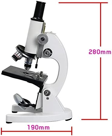 Додатоци за микроскоп 40x-2000x лабораторија за биолошки микроскоп со 5 парчиња стаклен микроскоп подготвени слајдови лабораториски