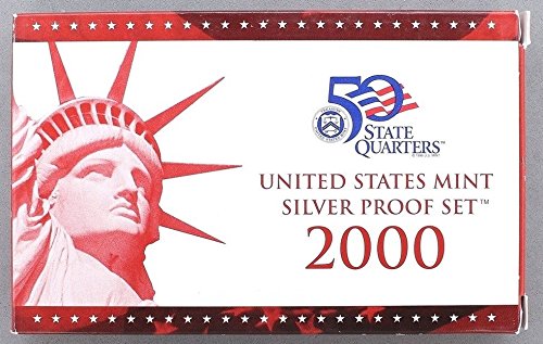 2000 САД Нане 10-монета Сребро Доказ Сет-OGP кутија &засилувач; COA Доказ
