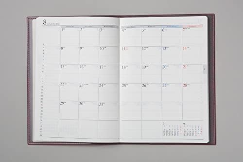 962 Дневник За Биро Неделен Планер, Започнува Април 2022 Година, Секојдневен, А5 Големина, Големина 2, Црвено