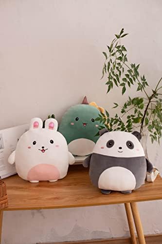 Casagood Soft Panda Plande Pumging Pillow Cute Black Panda, полнети животински плишани играчки панда деца полнети животни кадифен играчки