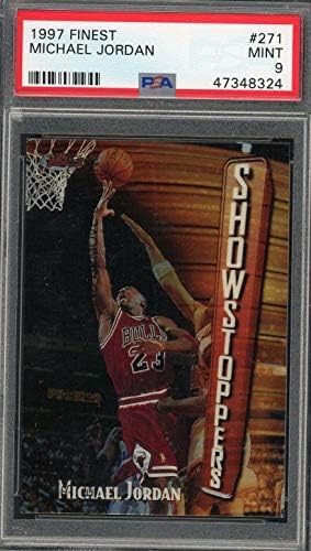 Мајкл Jordanордан Чикаго Булс 1997 година Топс најдобра кошаркарска картичка 271 ПСА 9 нане - Непотпишани фудбалски картички