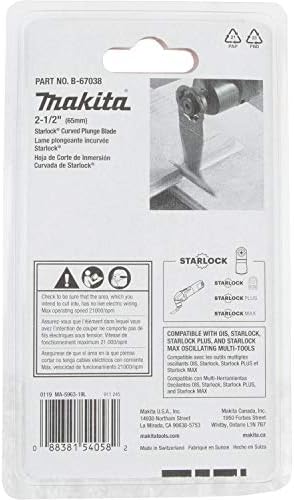 Makita B-67038 2-1/2 Starlock Curved Slunge Blade