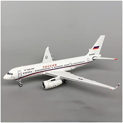Модели на авиони 1: 400 Поставете за авиокомпанијата TU204-300 RA-64057 Airliner Die-Cast легура статичко колекционерско прикажување
