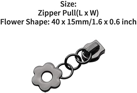 Zippers Renvena за шиење, 20 парчиња најлонски не заклучуваат електроплетирана патент Сјаен лизгач за прилагодени занаети за шиење светло
