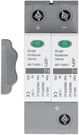 Напон на надзор на уредот за напор 2P Surge заштитен уред DC Photovoltaic Lightniing Protector Arster 20 40KA 500VDC CHLT 40PV