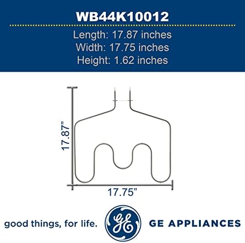 GE WB44K10012 Оригинален OEM елемент за печење за GE Electric Jers