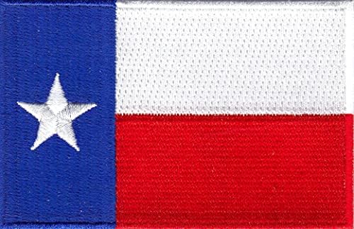Ironелезото на државното знаме на Тексас на лепенката Lone Star State 3 “