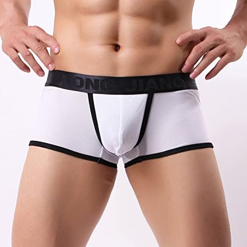 Менс атлетска долна облека машка обична мрежа цврста долна облека, оставата, панталони, разделени типови, машка долна облека,
