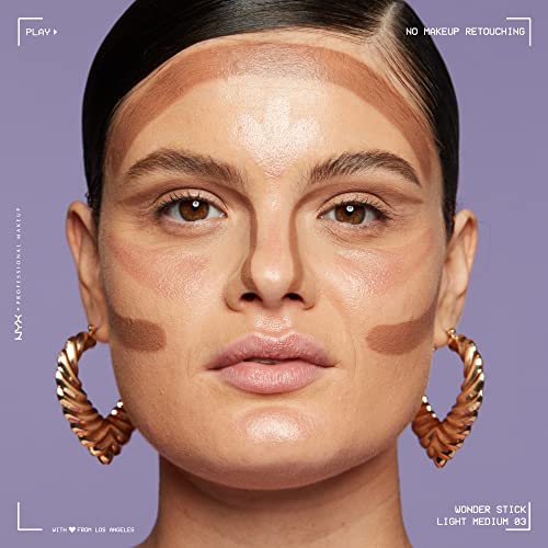 НИКС ПРОФЕСИОНАЛНА Шминка Чудо Стап, Обликување на Лицето &засилувач; Контурирање Стап-Светлина Медиум