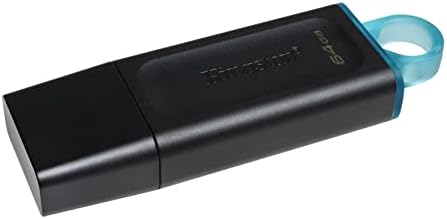 КИНГСТОН 64GB USB 3.2 DataTraveler Exodia Флеш Диск Пакет СО USB-C Адаптер
