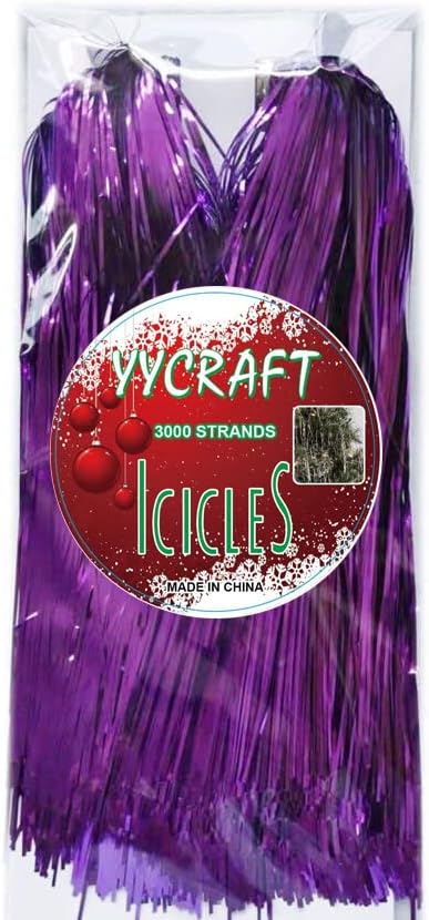 Yycraft icicles tinsel 3000 влакно, виолетова