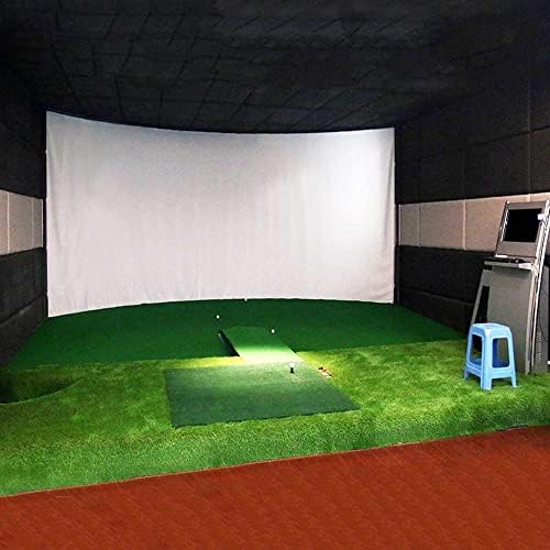 Симулатор за симулатор за голф за голф за голф -екранот за проекција на бела крпа материјал за голф голф голф цел