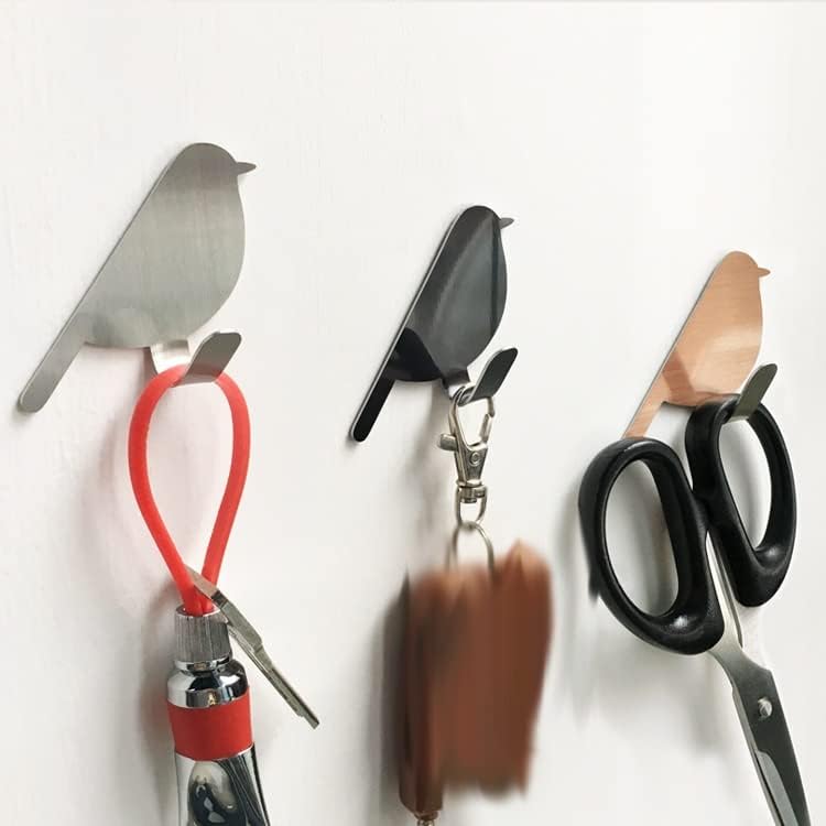 TFIIEXFL 8 Пакет Самолеплива Кука Решетка За Складирање На Птици Бања Закачалка За Кујна Закачалка За Ѕид Закачалка За Крпи