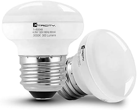 Xtricity R14 LED Сијалица, 4.5 w, Dimmable, 300 Lumens, 3000k Мека Бела, E26 Средна База, Rohs Во Согласност