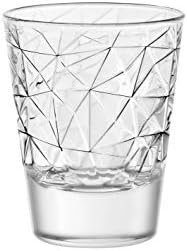 Барски-Европски Стакло-Виски Шут Очила-Уметнички Дизајниран-2.6 мл. - Сет од 6-Направени Во Европа