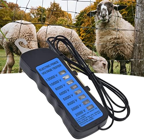 Тестер за напон на напон на FDIT неон, водоотпорен водоотпорен тестер за ограда, преносен опсег на мерење на голем напон за куќишта за добиток