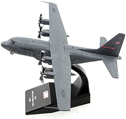 Модели на авиони 1/200 за воен модел AC-130 Gunship Attack Attack Fight Fighter Die Cast Metal Transport Aircraft Graphic Display