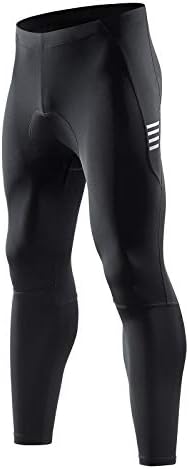 Сантички машки велосипедски панталони долги 4Д со велосипедски хулахопки хеланки на отворено возење велосипедски панталони