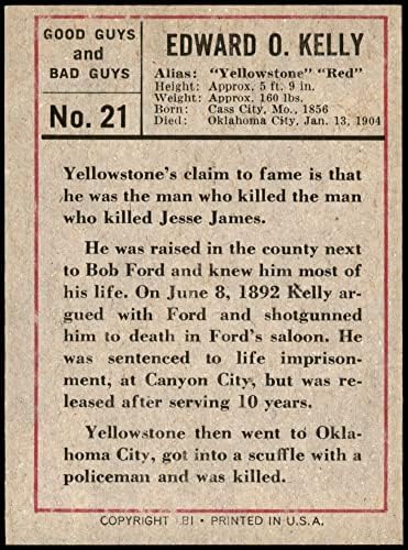 1966 Лист Добри момци лоши момци 21 Yellowstone Kelley NM