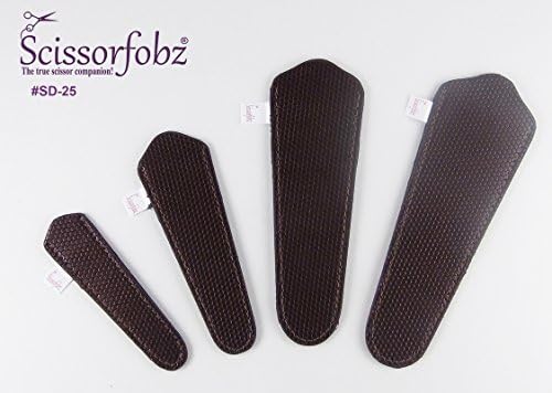 Објавувања на ножици од Scissorfobz со ScissorGripper -Value Pack -4 големини -Дизајнер за ножици ги опфаќа држачите за везење