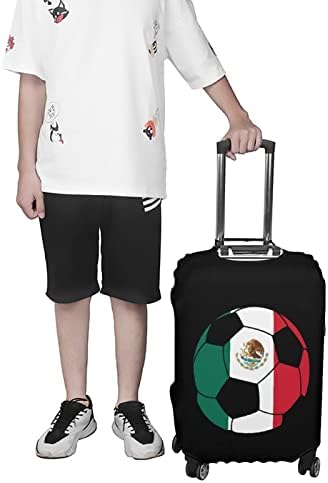 Мексико Фудбал Патување Багаж Покритие Перат Куфер Заштитник Торба Заштитен Багаж Покритие