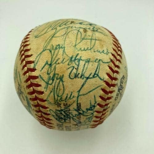 1980 година Филаделфија Филис екипа на Светска серија потпишан бејзбол игра ЈСА - автограмирани бејзбол
