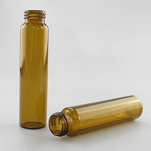 Адамс-бета килибарна течна примерок за земање примероци од стакло шишиња со шишиња 24-400 капацитет на завртки од 60мл пакет од 100