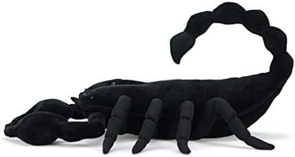 Lifelike царот Скорпион Плиш играчка, супер мека и симпатична кадифен император Скорпион полнети животински фигура многу реални