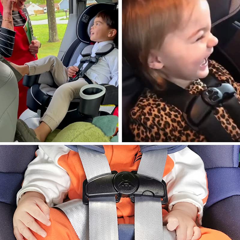 Безбедност на безбедносниот ременски клип тока за шетач на колички за заклучување на градите, универзален прилагодлив чувар за бебе и деца ， клип на градите на сед
