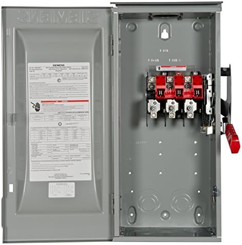 Siemens HNF363R 100-AMP 3 Пол 600-Волт 3 жица не-фузирана безбедносна прекинувачи за безбедност, боја