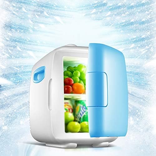 Wykdd Стилски фрижидер за автомобили во автомобилот Мал замрзнувач мини фрижидер Фрижидер 12V Универзален ладилник за автомобил дома