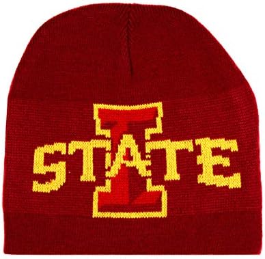 NCAA Ајова државни циклони jacquard плетена капа, една големина, црвена боја