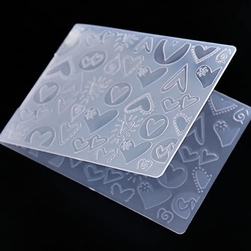 Пластични папки за засилување на срцето Ddoujoy, за правење картички за правење книги и други занаети со хартија 3010935