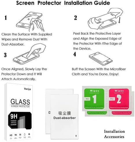 Вучија [2+2 Пакет]За Samsung Galaxy S20 FE 4/5G Заштитник На Екранот Калено Стакло со 2 Пакет Заштитник На Објективот На Фотоапаратот,