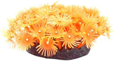 Vitality SH134 Faux Coral Aquarium украсување украс, портокал