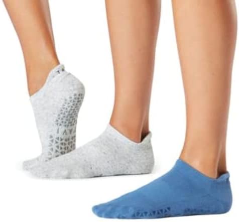 Грип Баре, Танц, чорапи за јога - Тави Ноар за женски не -лизгачки чорапи 2 пакувања 2 пакувања