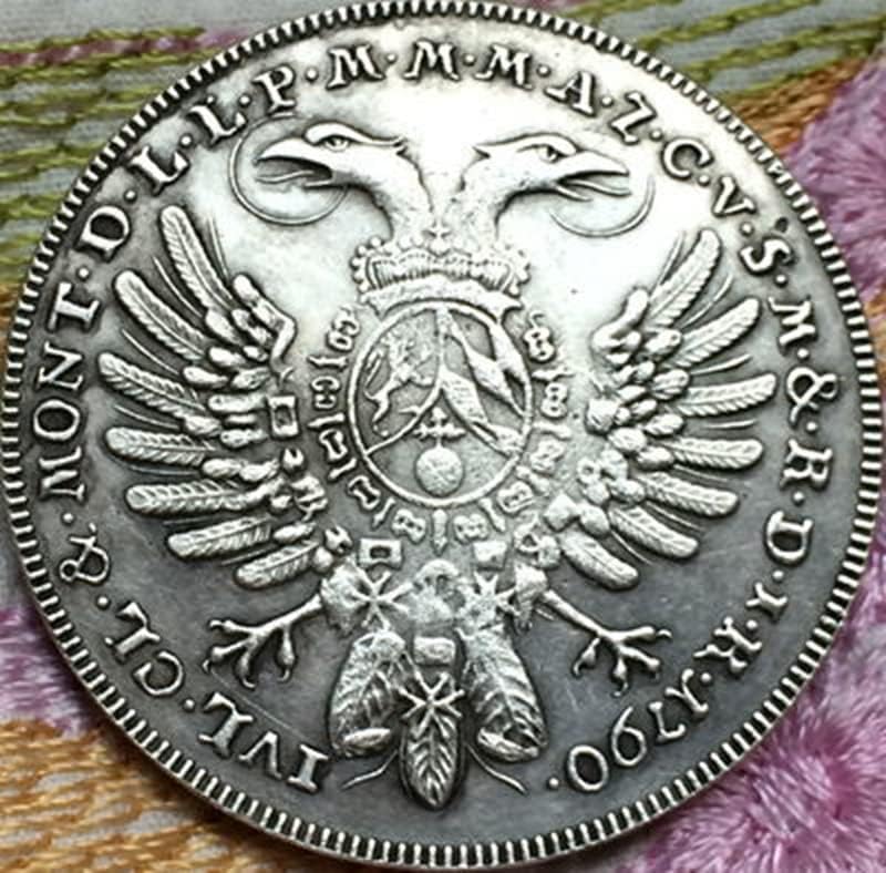 1790 германски монети бакарни сребрени позлатени антички сребрени доларни монети занаетчиски занаети можат да дуваат