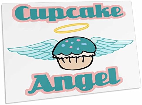 3dRose Dooni Дизајни Симпатична Кекс Дизајни-Cupcake Ангел-Маса Рампа Место Душеци
