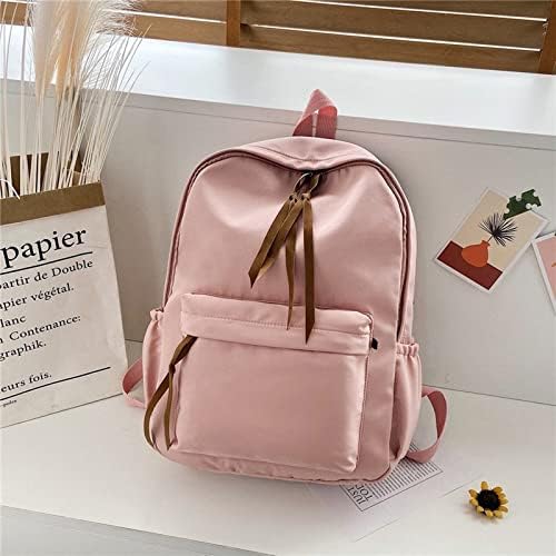 Училиштето за чанти за женски ранец започнува сезонска мода женска девојка студент патент со цврста боја училишна торба