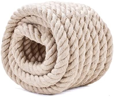 Jute Rope - искривена манила јаже природно густо конопско јаже повеќенаменско за внатрешна и надворешна употреба, за пристаништа,