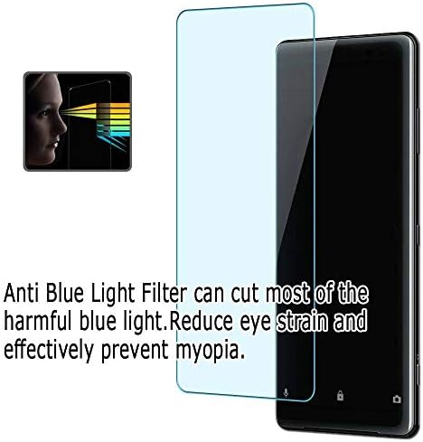 Puccy 4 пакет анти-сино светло заштитен филм на екранот, компатибилен со Олимп E-M5 Markii TPU стража （Не заштитени стакло заштитници）