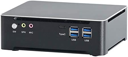 HUNSN 4K Мини КОМПЈУТЕР, Десктоп Компјутер, Сервер, Intel 6 Јадра I7 8750H, Windows 11 Pro или Linux Ubuntu, BM21b, DP, HDMI, 6 x USB3. 0,