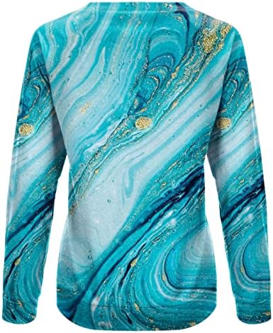 Половина поштенски пуловер жени џемпери џемпери џемпери 2022 женски печати во боја лесен долги ракави пуловер качулка