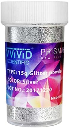 Vvivid prisma65 суров сјај сребрен метален прав 15g