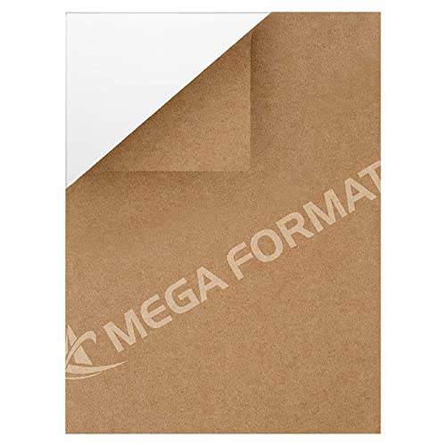 Мега формат чист акрилен лист - листови со плексиглас 1/4 инчи дебели, 11 × 14 акрилни чаршафи со заштитна хартија, прозорец со плексиглас,